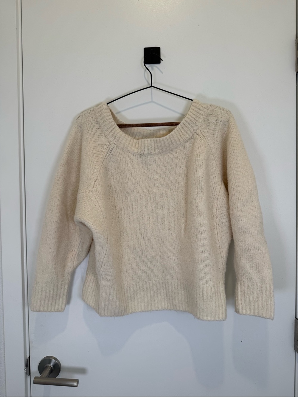 Victoria's Secret Cream Scoopneck Knit Sweater